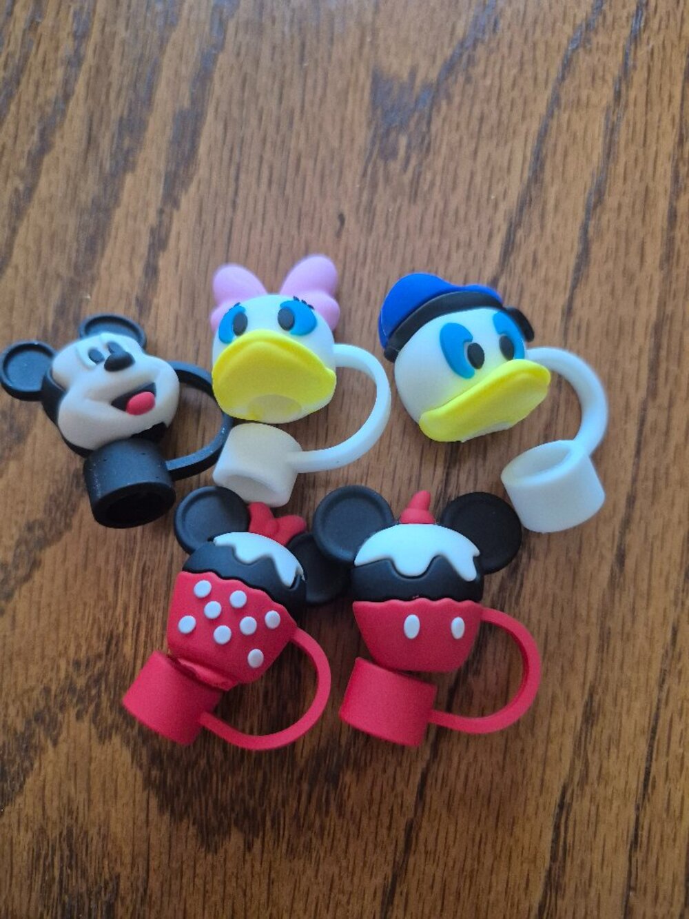 Mickey and friends straw toppers